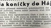 Chebský Hraničář z 15. srpna 1989.