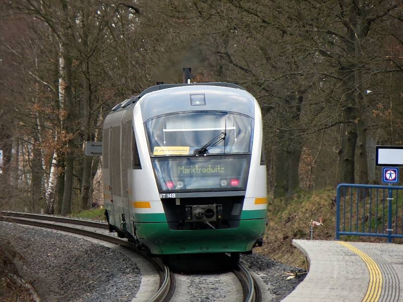 Mezinárodní motorový vlak Desiro.