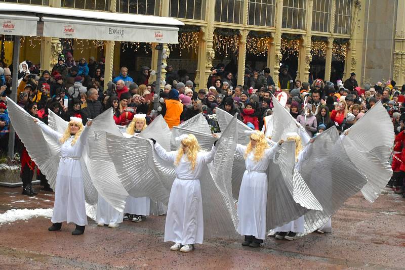 Andělé, čerti, Lucifer a Mikuláš: Mariánské Lázně zažily nebývalou podívanou