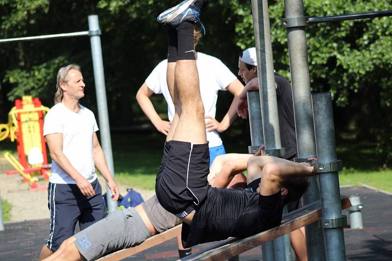 Hokejisté Stadionu Cheb v letní přípravě