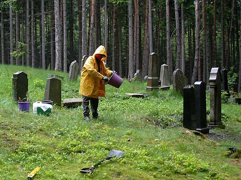 Židovský hřbitov v Drmoule na Mariánskolázeňsku