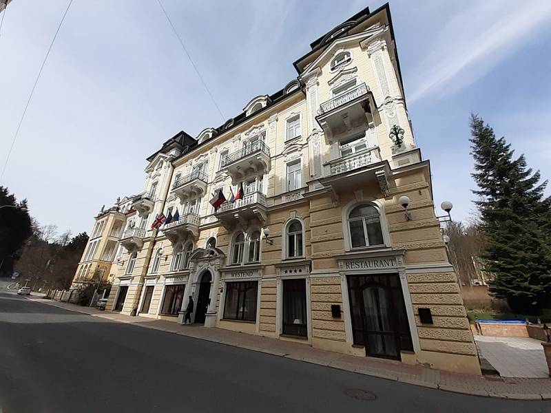 Hotel Westend v Mariánských Lázních.