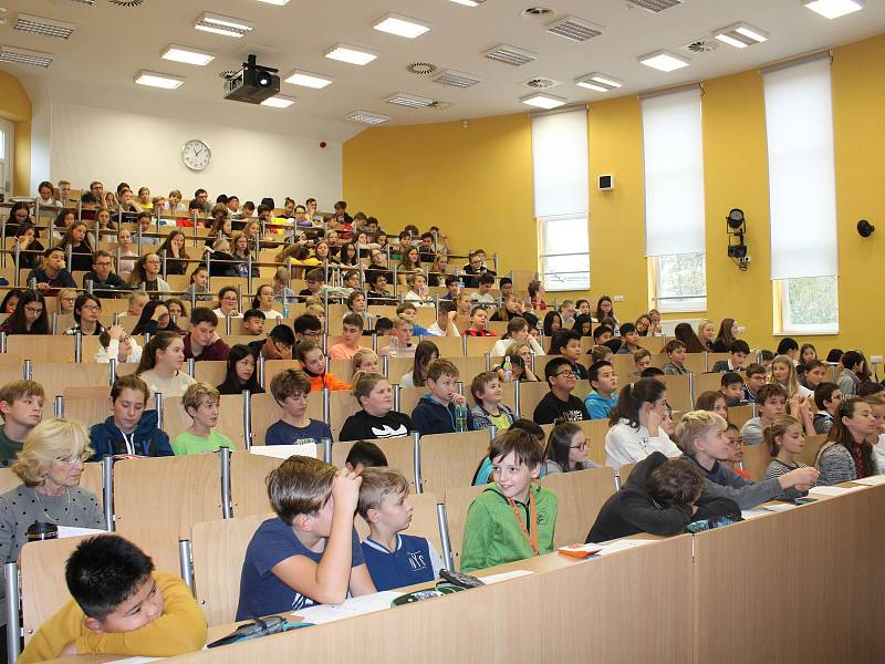 V AULE Gymnázia Cheb se během stávky učitelů konal náhradní program.