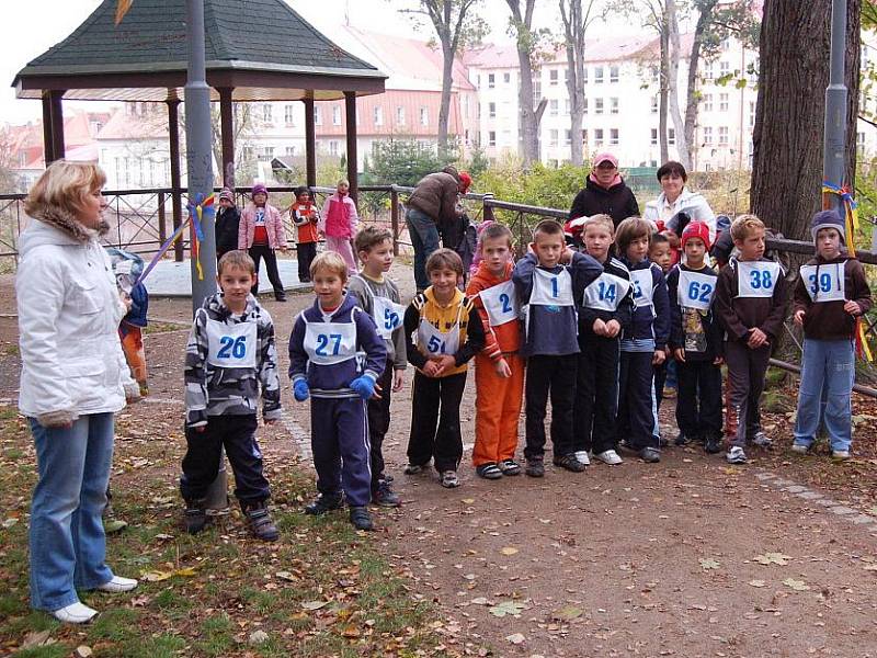 Krajské finále v přespolním běhu. 