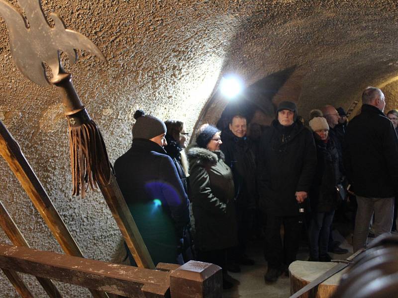 Letos poprvé mohli zájemci navštívit hrad Seeberg nedaleko Františkových Lázní i o vánočních svátcích.