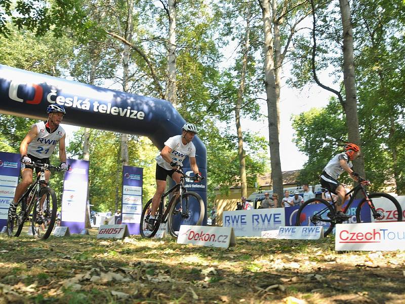 Františkovy Lázně se na chvíli proměnily v ráj všech cyklistů.