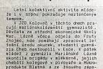 Chebský Hraničář z 15. srpna 1989.