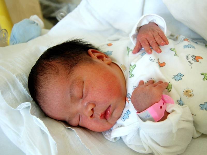 DIN THI PHUONG ANH z Aše se narodila 28. června v 8 hodin. Měřila 50 centimetrů a vážila 3,48 kilogramu