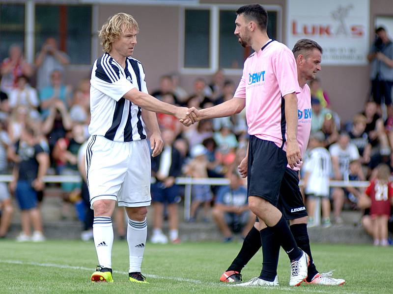 Pavel Nedvěd odehrál mistrovské utkání I.B třídy ve Skalné.