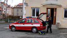 Stanici chebských hasičů navštívili zloději