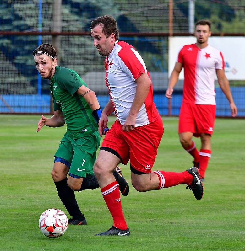 Karlovarská Slavia porazila ve druhém přípravném utkání Perštejn 4:2.