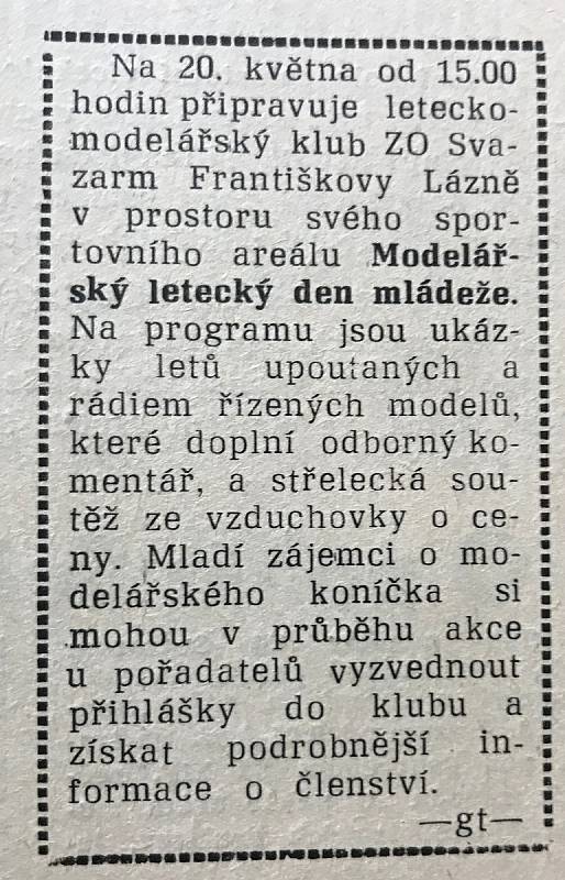 Chebský Hraničář ze 16. května 1989