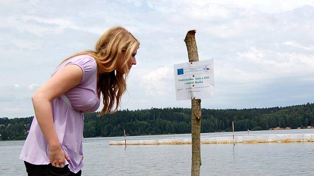 Mezokosmové pokusy na přehradě Skalka u osady Podhoří