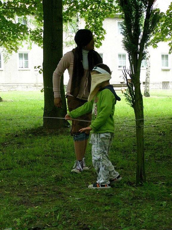 Děti z chebské mateřské školy Pohádka v Dragounské ulici si užily oslavu Dne dětí jako indiáni