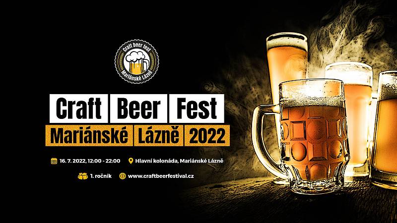 V sobotu 16. července poteče od 12 hodin na kolonádě v Mariánských Lázních pivo proudem na Craft Beer Festu.