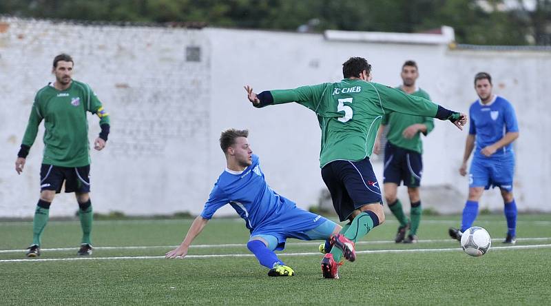 Chebské derby jasně pro FC Cheb