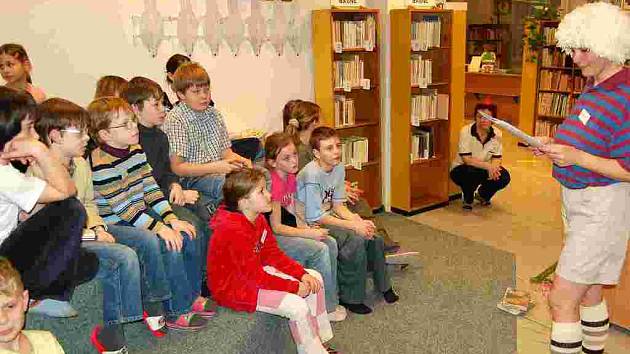 Také v Chebu měly děti možnost prožít zajímavou Noc s Andersenem v dětské knihovně