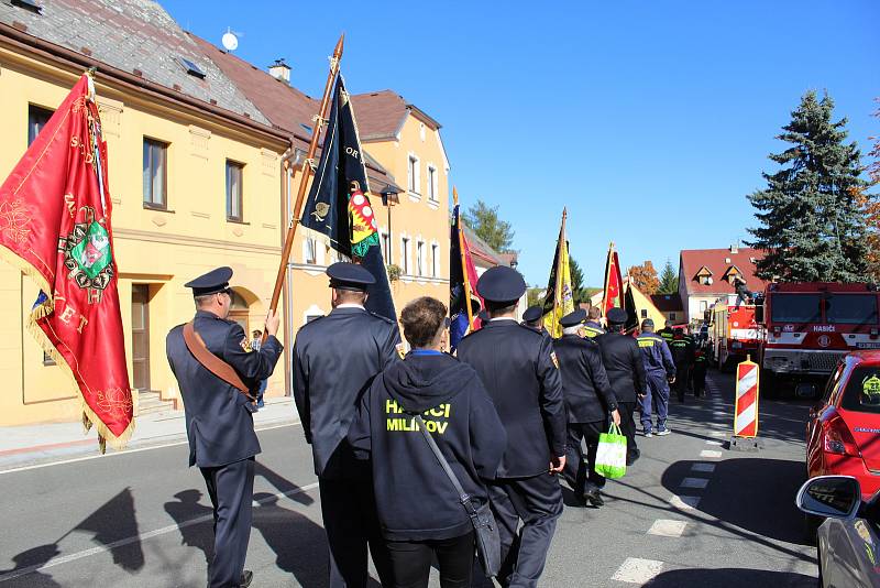 Hasiči v Krásně oslavili 150. narozeniny.