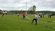 Ve Skalné se konala krajská liga v požárním sportu