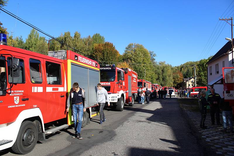 Hasiči v Krásně oslavili 150. narozeniny.