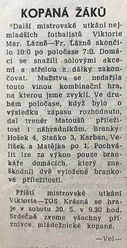 Chebský Hraničář ze 16. května 1989