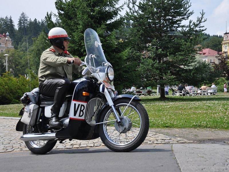 Sraz historických motorových vozidel v sobotu 4. července v Mariánských Lázních