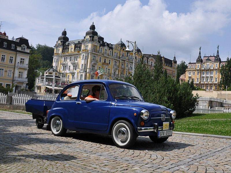 Sraz historických motorových vozidel v sobotu 4. července v Mariánských Lázních