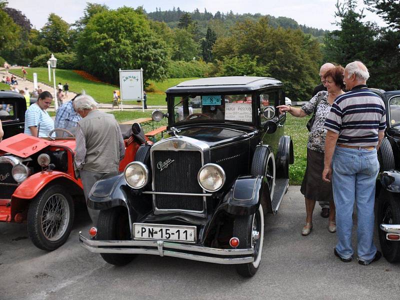 Sraz historických motorových vozidel v sobotu 4. července v Mariánských Lázních