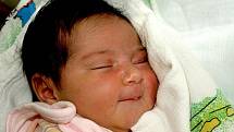 NELLA DANYIOVÁ se narodila ve čtvrtek 13. ledna ve 22.15 hodin. Při narození vážila 3780 gramů a měřila 50 centimetrů. Sestřička Ivanka, maminka Ivana a tatínek se radují z malé Nelynky doma v Chebu.