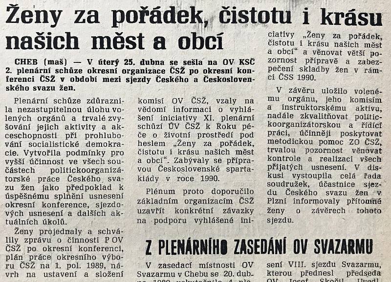 Co noviny psaly před 30 lety? Hraničář z 3. května 1989.