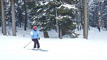 NOVĚ ZPROVOZNĚNÝ VLEK V AŠI a upravená třetí sjezdovka přilákaly o víkendu mnoho lyžařů a snowbordistů. Na svah pro náročnější lyžaře dorazilo i mnoho dětí. Sportovci si užívali i na dalších sjezdovkách.  