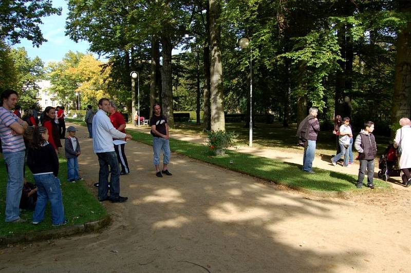 Veřejná soutěž v petanque ve Františkových Lázních