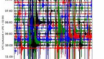 Seismogram z německé měřící stanice ze sobotního dne ukazuje počet otřesů na Chebsku.