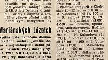 Každé úterý přinášíme zprávy, které jste si mohli přečíst před 30 lety v Hraničáři.