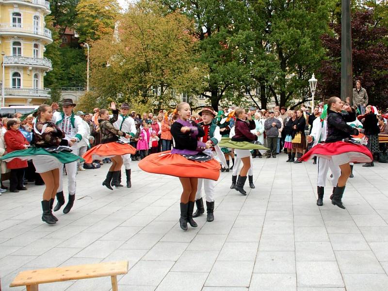 Folklórní festival Mariánský podzim 2008 v Mariánských Lázních