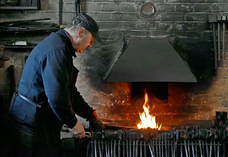 Z kovárny ve Vodné. Foto:Bohuslava Mayová