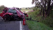 Ve čtvrtek 6. srpna večer havaroval u obce Zádub – Závišín osobní automobil Mitsubishi Lancer. Záchranka převezla jednoho lehce a jednoho těžce zraněného do nemocnice. 