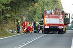 K těžké dopravní nehodě došlo v neděli odpoledne na Patě ve směru z Aše na Hazlov. Střetlo se zde osobní auto s motorkou. Motorkáře s těžkým poraněním odvážel vrtulník do fakultní nemocnice v Plzni. 