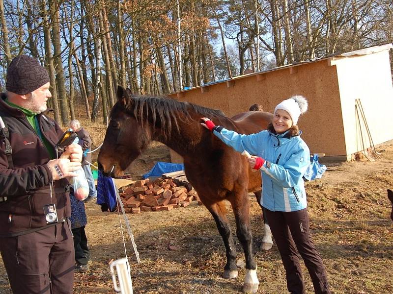 Silvestrovský pochod ve Františkových Lázních.