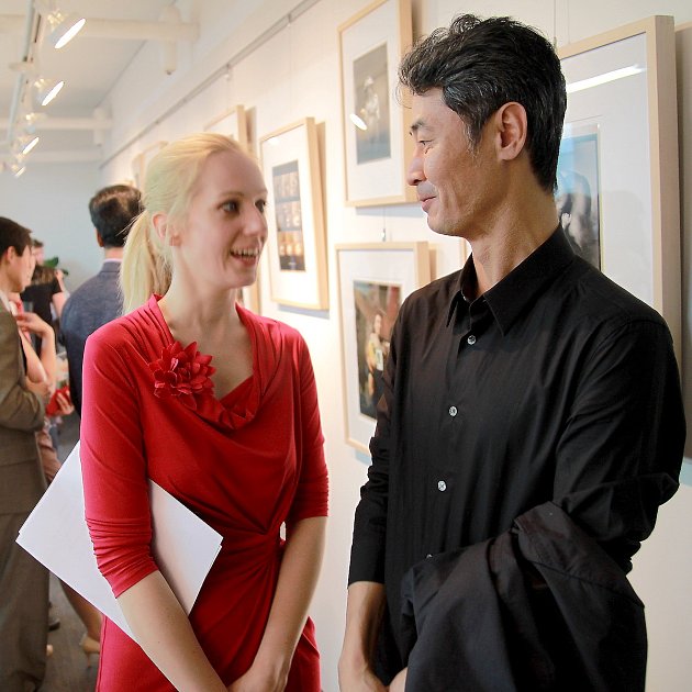 S korejským spisovatelem Čong Jongmunem (Soul, 2013)