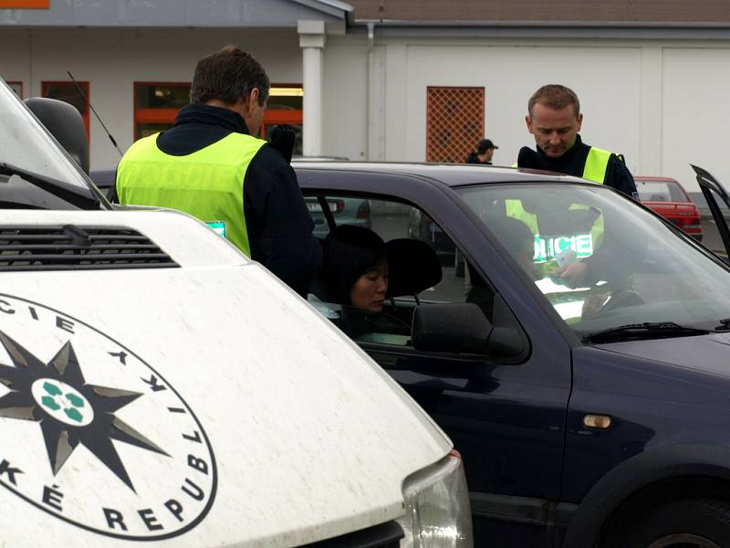 Policejní kontrola cizinců v Chebu