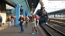 Den železnice se oslavoval i na Chebsku. Přijela sem historická Všudybylka. 