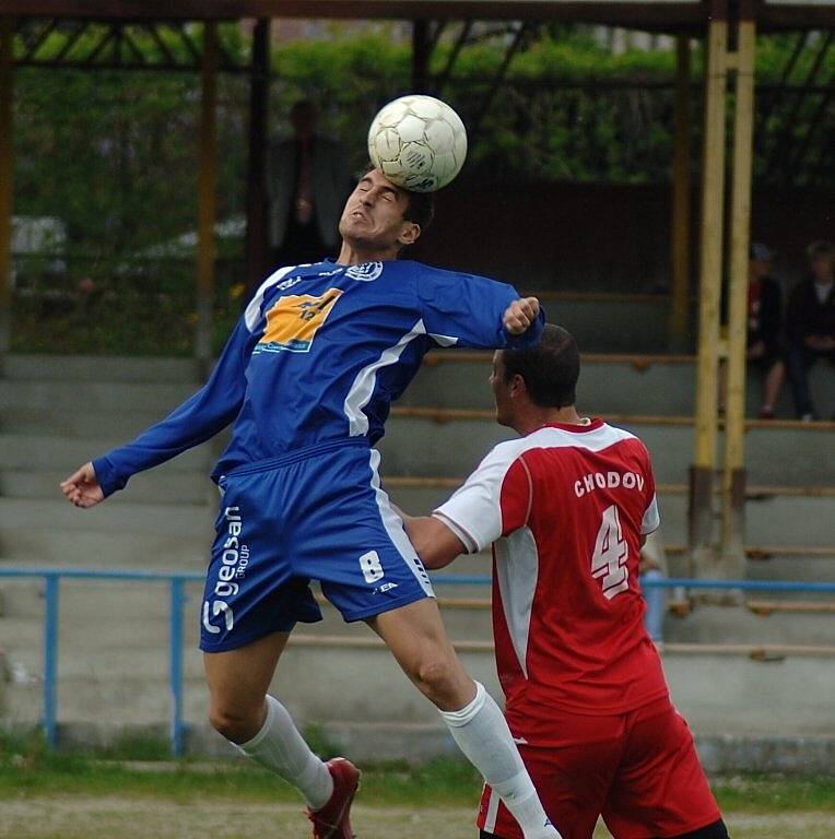 Divizní fotbalové utkání mezi Spartakem Chodov a SK Kladno B skončilo bezbrankovou remízou