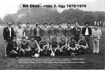 Tým Rudé hvězdy Cheb, který vybojoval v sezoně  1978/1979 postup do nejvyšší československé soutěže.