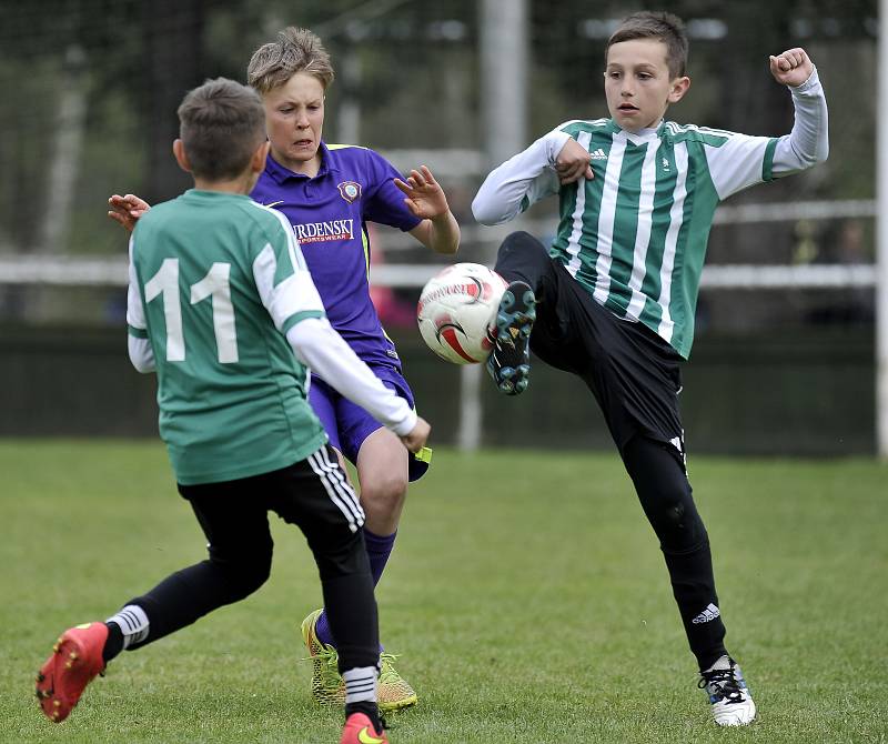 Jedenáctiletí fotbalisté bojovali ve Fr. Lázních