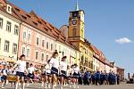 Zahájení 20. ročníku festivalu mládežnických dechových orchestrů a mažoretkových skupin FIJO 2012. 