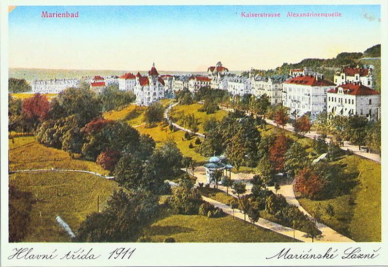 Historické pohlednice Mariánských Lázní ukazují, jakým způsobem se město měnilo.