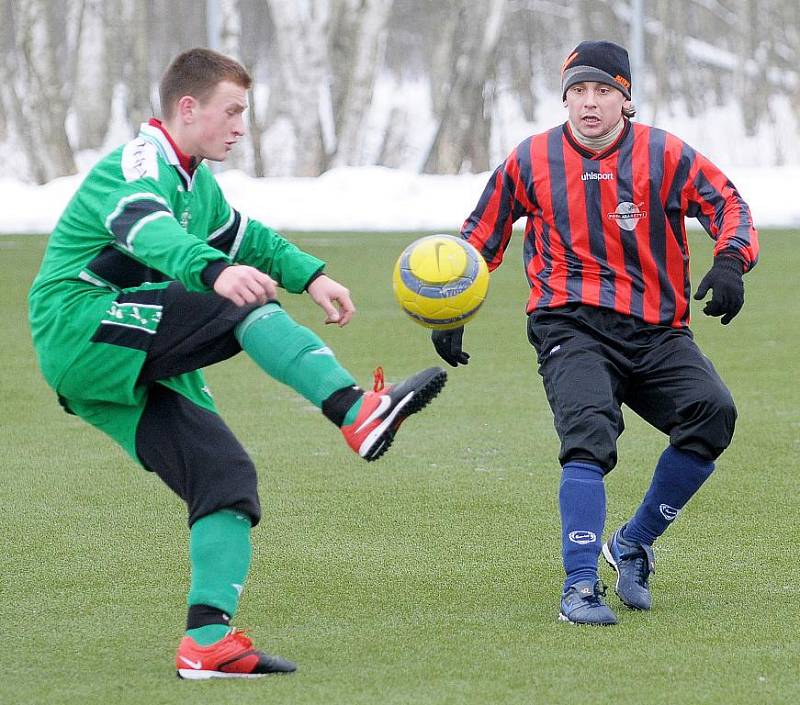 Na hřišti ve Františkových Lázních zvítězili v rámci přípravy fotbalisté FC Františkovy Lázně nad Sokolem Drmoul 5:1