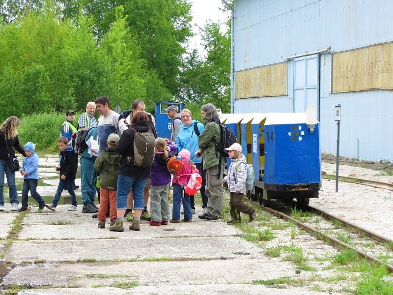 Úzkorozchodná dráha u přírodní rezervace Soos opět v květnu přilákala stovky cestujících.