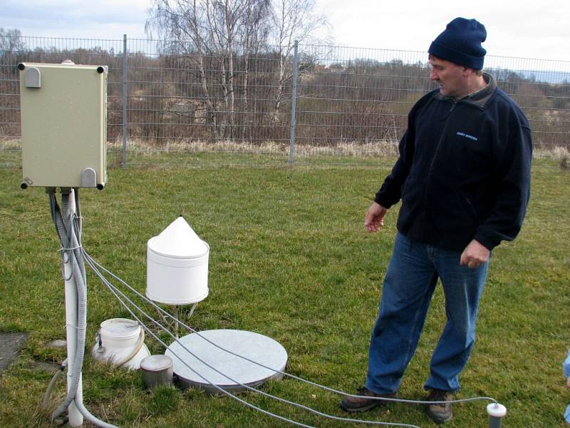 Den otevřených dveří v chebské meteorologické stanici